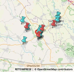 Mappa Via Don Giuseppe Galvi, 27019 Villanterio PV, Italia (2.59)