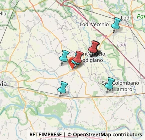 Mappa Via Don Giuseppe Galvi, 27019 Villanterio PV, Italia (5.05)