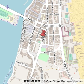 Mappa Viale Padova, 6D, 30015 Chioggia, Venezia (Veneto)
