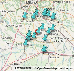 Mappa Via Pertini, 27010 Cura Carpignano PV, Italia (12.2765)
