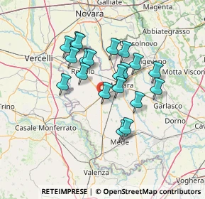 Mappa Cascina Nuova, 27030 Castello D'agogna PV, Italia (11.364)