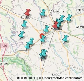 Mappa Cascina Nuova, 27030 Castello D'agogna PV, Italia (7.068)