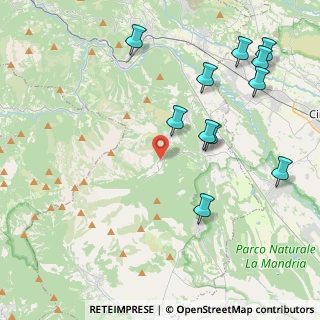 Mappa Strada Provinciale, 10070 Vallo torinese TO, Italia (4.83273)