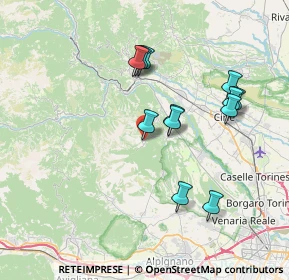 Mappa Strada Provinciale, 10070 Varisella TO, Italia (6.88583)