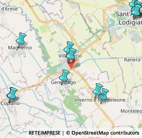 Mappa Via Alessandrini, 27019 Villanterio PV, Italia (3.05231)