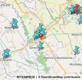 Mappa Via Alessandrini, 27019 Villanterio PV, Italia (2.65267)