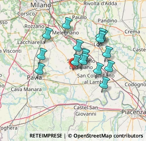 Mappa Via Alessandrini, 27019 Villanterio PV, Italia (11.41313)