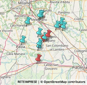 Mappa Via Alessandrini, 27019 Villanterio PV, Italia (11.28615)