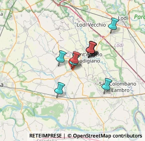 Mappa Via Alessandrini, 27019 Villanterio PV, Italia (4.78091)