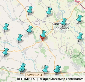 Mappa Via Alessandrini, 27019 Villanterio PV, Italia (5.80063)