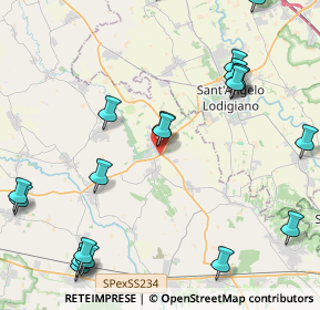 Mappa Via Alessandrini, 27019 Villanterio PV, Italia (5.5405)