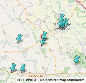 Mappa Via Alessandrini, 27019 Villanterio PV, Italia (4.77091)