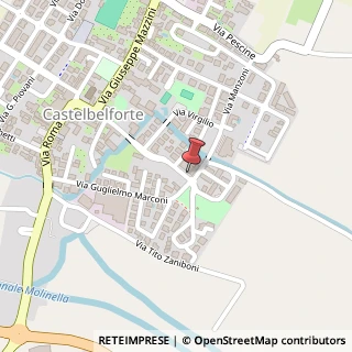 Mappa Via Don Minzoni, 12, 46032 Castelbelforte, Mantova (Lombardia)