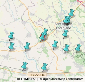 Mappa Via Cardinal A. Poma, 27019 Villanterio PV, Italia (4.55857)