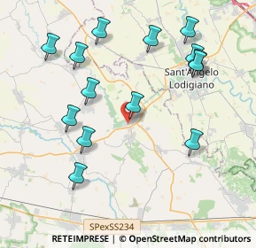 Mappa Via Cardinal A. Poma, 27019 Villanterio PV, Italia (4.33571)