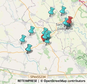 Mappa Via Cardinal A. Poma, 27019 Villanterio PV, Italia (3.26286)