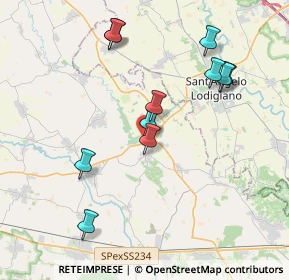 Mappa Via Cardinal A. Poma, 27019 Villanterio PV, Italia (3.83545)