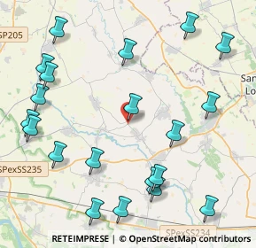 Mappa Via Calignano, 27010 Cura Carpignano PV, Italia (5.2075)