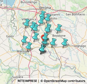 Mappa Via Vittorio Veneto, 37060 Sorgà VR, Italia (9.6365)