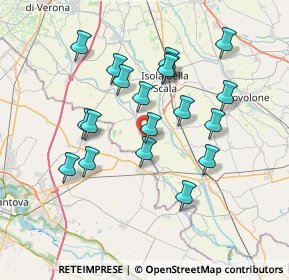 Mappa Via Vittorio Veneto, 37060 Sorgà VR, Italia (6.72211)