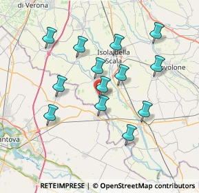 Mappa Via Vittorio Veneto, 37060 Sorgà VR, Italia (6.76077)