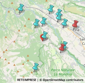 Mappa SP 240, 10070 Fiano TO (4.245)