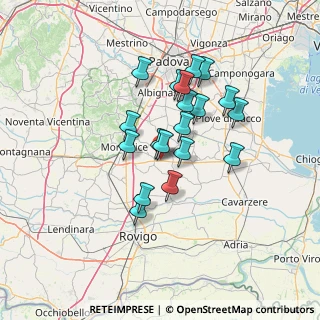 Mappa Via Legnosa, 35020 Tribano PD, Italia (11.05474)