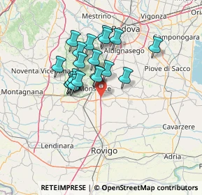 Mappa A13, 35043 Monselice PD, Italia (10.993)