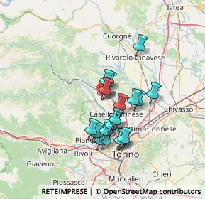 Mappa Via San Pietro, 10073 Ciriè TO, Italia (10.6785)