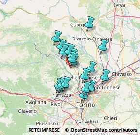 Mappa Via San Pietro, 10073 Ciriè TO, Italia (10.035)