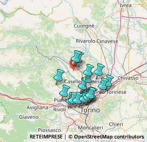 Mappa Via San Pietro, 10073 Ciriè TO, Italia (12.216)