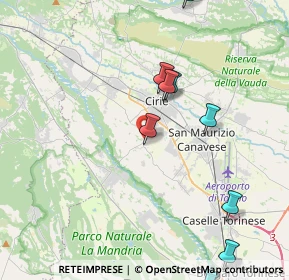 Mappa Via San Pietro, 10073 Ciriè TO, Italia (5.81167)