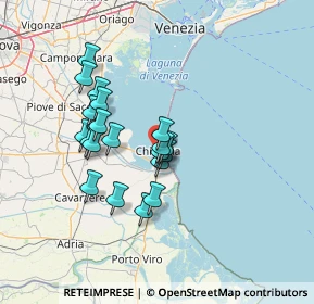 Mappa Via Camillo Benso Conte di Cavour, 30015 Chioggia VE, Italia (11.3785)