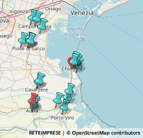 Mappa Via Camillo Benso Conte di Cavour, 30015 Chioggia VE, Italia (17.041)