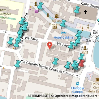 Mappa Via A. Fava, 30015 Chioggia VE, Italia (0.09259)