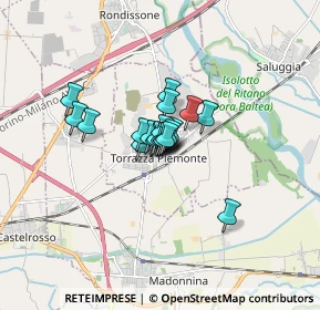 Mappa Via Traversa Mazzini, 10037 Torrazza Piemonte TO, Italia (0.7685)
