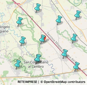 Mappa Via Giuseppe Verdi, 26812 Borghetto Lodigiano LO, Italia (4.89167)