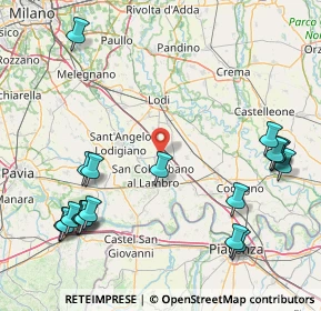 Mappa Via Giuseppe Verdi, 26812 Borghetto Lodigiano LO, Italia (21.28947)
