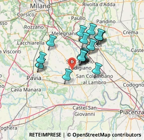 Mappa VIA Donizetti 19 Villanterio, 27019 Villanterio PV, Italia (10.1635)