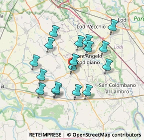 Mappa VIA Donizetti 19 Villanterio, 27019 Villanterio PV, Italia (6.36294)