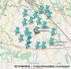 Mappa VIA Donizetti 19 Villanterio, 27019 Villanterio PV, Italia (6.5395)