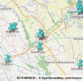 Mappa VIA Donizetti 19 Villanterio, 27019 Pavia PV, Italia (3.00636)