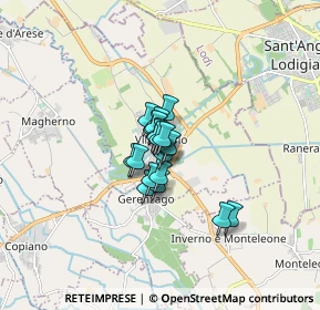 Mappa VIA Donizetti 19 Villanterio, 27019 Pavia PV, Italia (0.752)