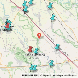 Mappa Via C.M. Testa, 26812 Borghetto Lodigiano LO, Italia (6.6555)
