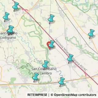 Mappa Via C.M. Testa, 26812 Borghetto Lodigiano LO, Italia (6.05455)