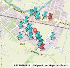 Mappa Via Belle 26 - ingresso da, 35042 Este PD, Italia (0.3675)