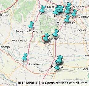 Mappa Via Belle 26 - ingresso da, 35042 Este PD, Italia (16.8715)