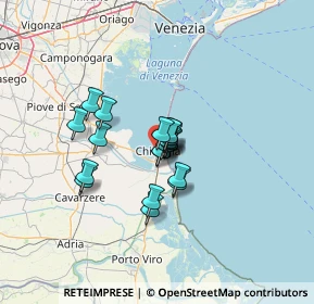 Mappa Campo Guglielmo Marconi, 30015 Chioggia VE, Italia (7.9305)