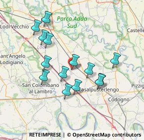 Mappa Via Roma, 26822 Brembio LO, Italia (6.67786)