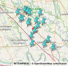 Mappa Via Roma, 26822 Brembio LO, Italia (6.80526)
